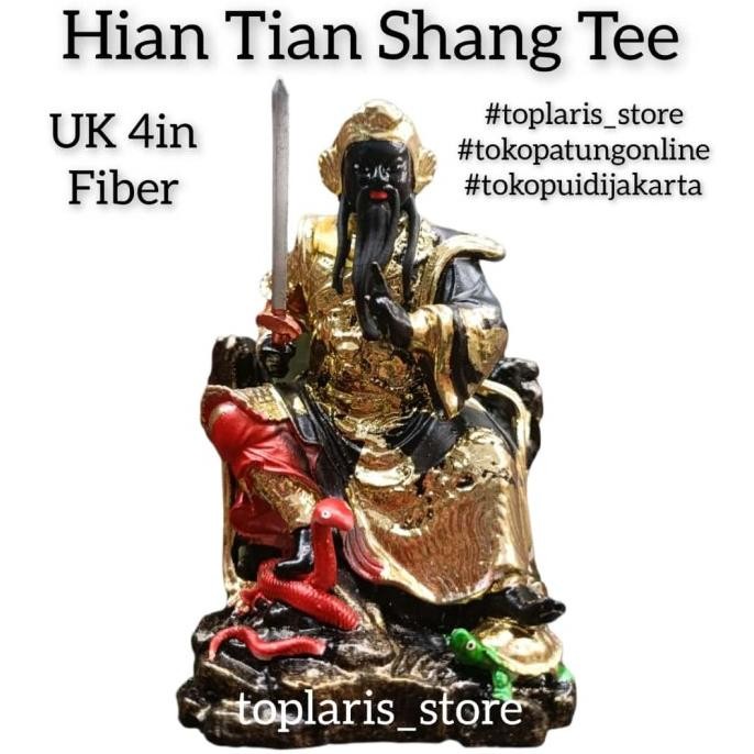 

Ready Patung Hian Tian Shang Tee Hitam 4in 022