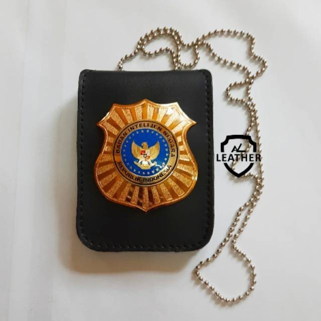 

Andra - Name Tag / Id Card / Kalung Lencana / Kta Bin / Holder Kulit