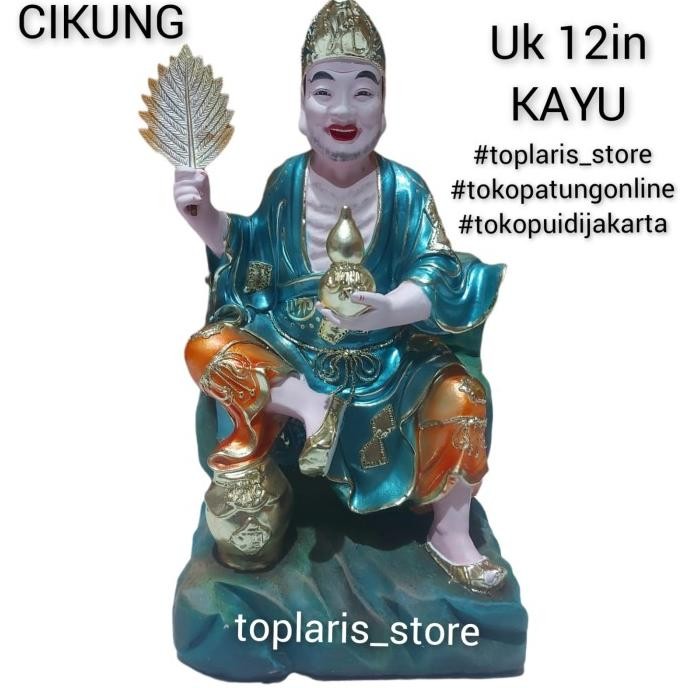 

Ready Patung Cikung Kayu 12in New 022