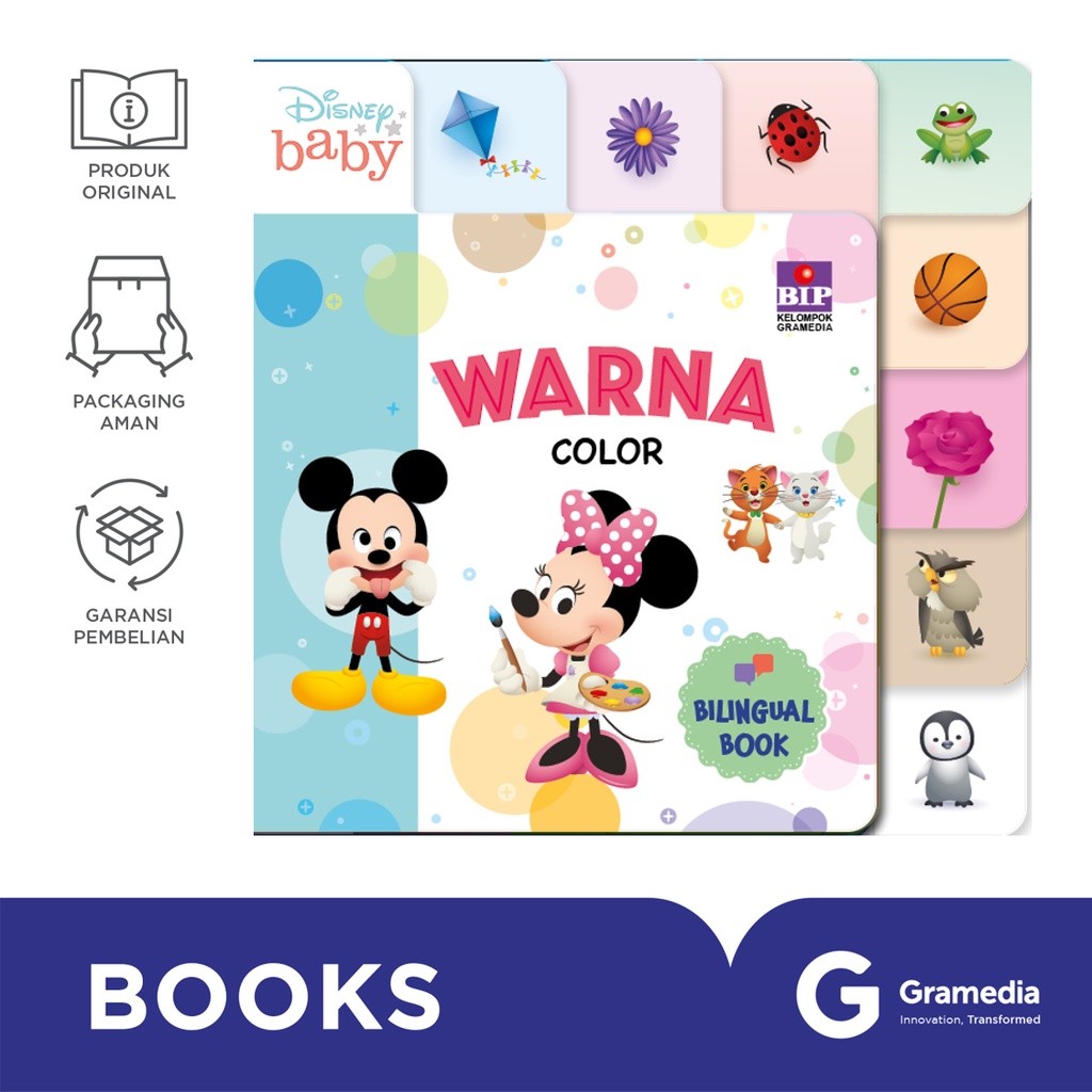 Disney Baby Warna (Bilingual Book)