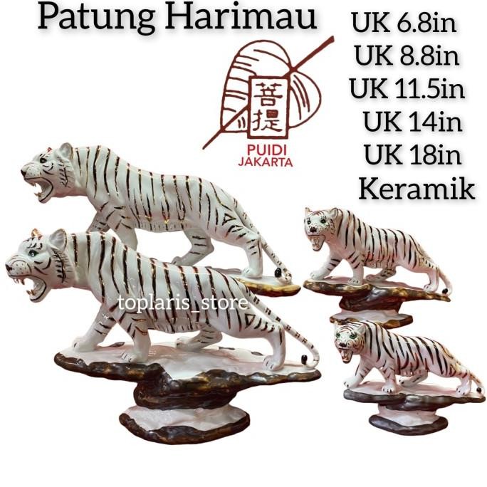 

Ready Patung Harimau Keramik 6,5in