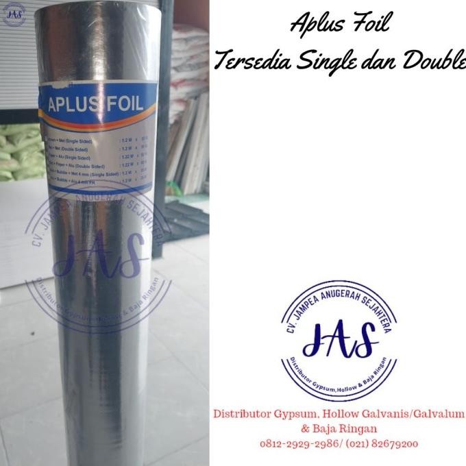 APLUS Aluminium Foil Atap Single Side (Woven+Met) Alumunium Foil Atap KAM