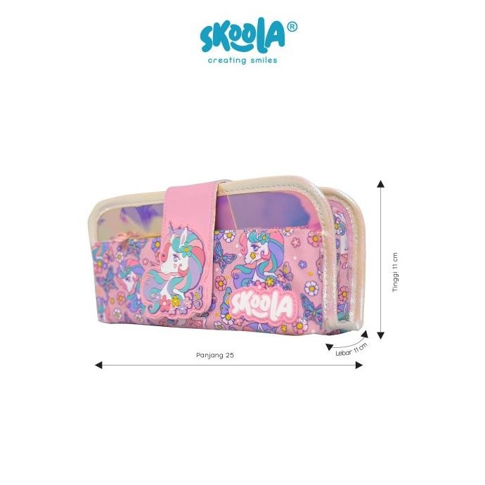 

Skoola Tempat Pensil Lipat 3 Pencil Case Threefold Anak Unisex - Pensy H32T