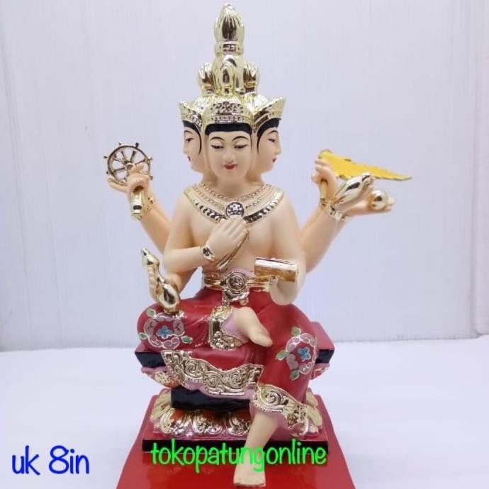 

Ready Patung Buddha Thailand Sibinhut Se Mien Fo Kayu 8in