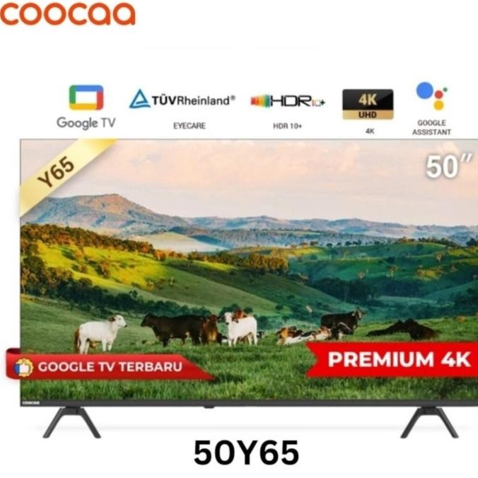 TERLARIS - Coocaa 50Y65 55Y65 NEW GOOGLE TV 50 55 in inch 50in 55in 50inch 55inch HDR 10