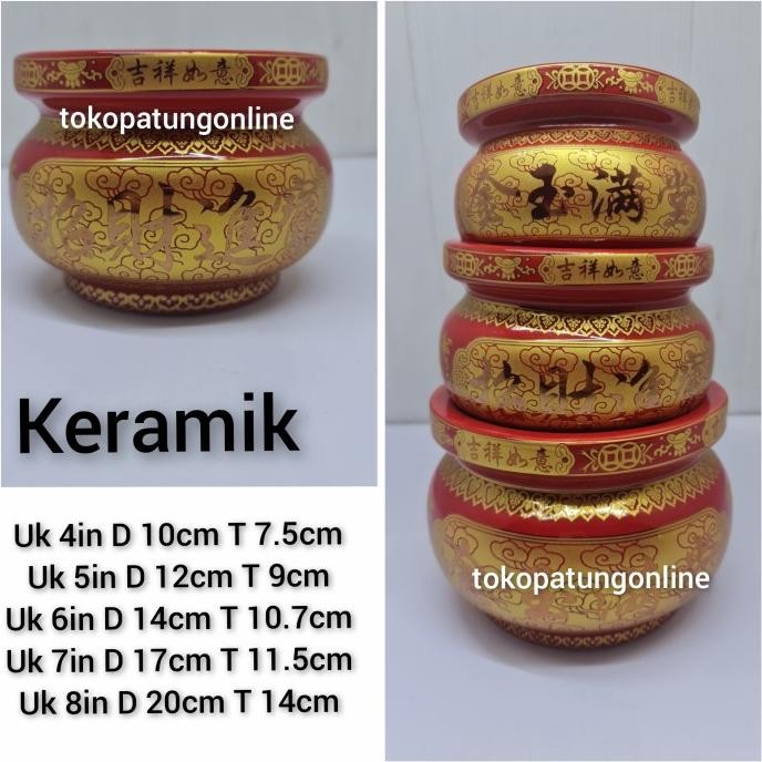 

Ready Hiolo Keramik Merah Zhao Cai Jin Bao 07