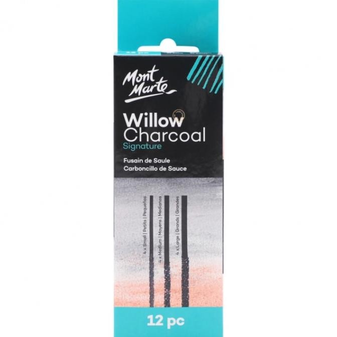 

Sale Mont Marte Willow Charcoal 12Pcs