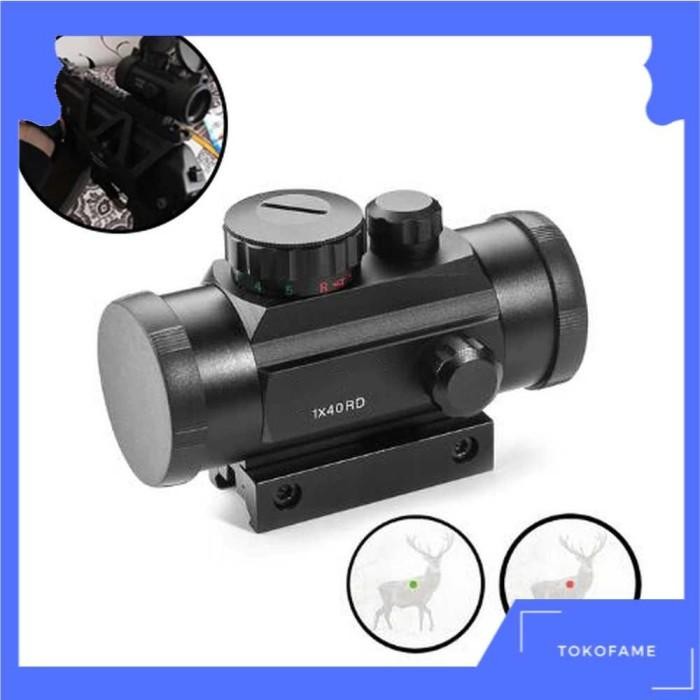 Laser Senapan Angin Titik Warna Merah Tactical Hunting Red Dot RIFLE Premium