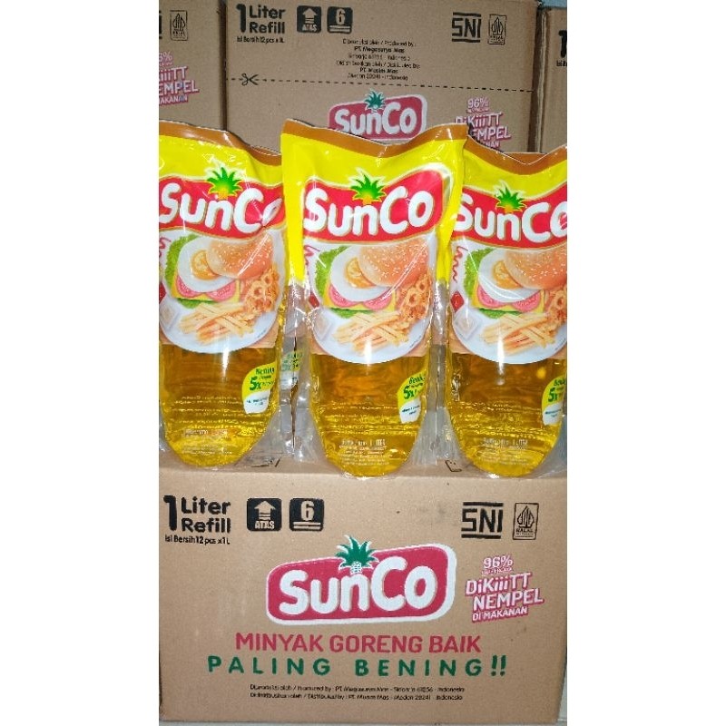 

MINYAK GORENG SUNCO 1 LITER (JATIM) / Minyak kemasan random 1L _aswwo750
