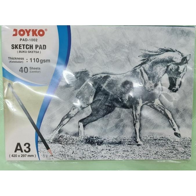 

Sale Buku Sketsa Joyko A3 40Sheet 110Gsm Sketch Pad Gambar Lukisan