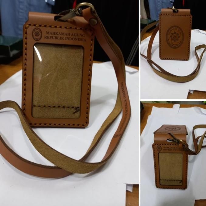 

TERBARU - Name Tag/Holder Logo Mahkamah Agung (Asli kulit)