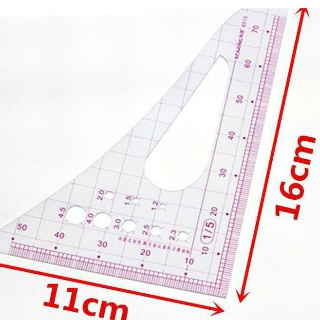 

Buruan beli] Original Termurah | Penggaris Pola Kode 8514 / Penggaris Jahit