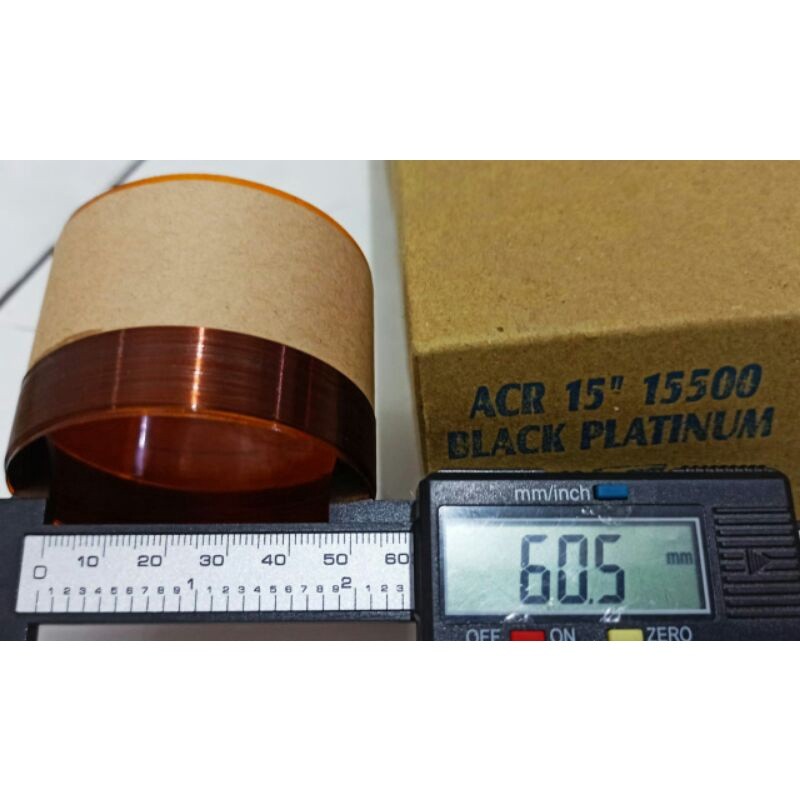 MOXER SPUL SPOL SPOOL SPEAKER 15INCH 15 INCH ACR BLACK PLATINUM 15500 VOICE 60.5MM BISA COD