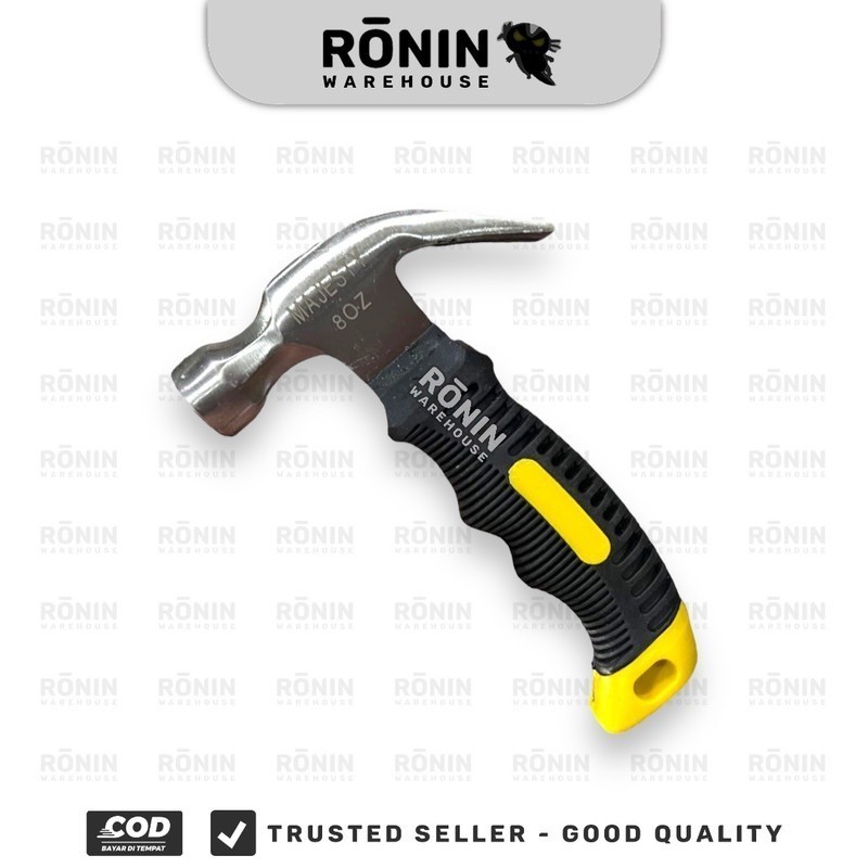 MAJESTY Palu Kambing Cebol Gg Fiber 8oz Claw Hammer Martil Cungkil