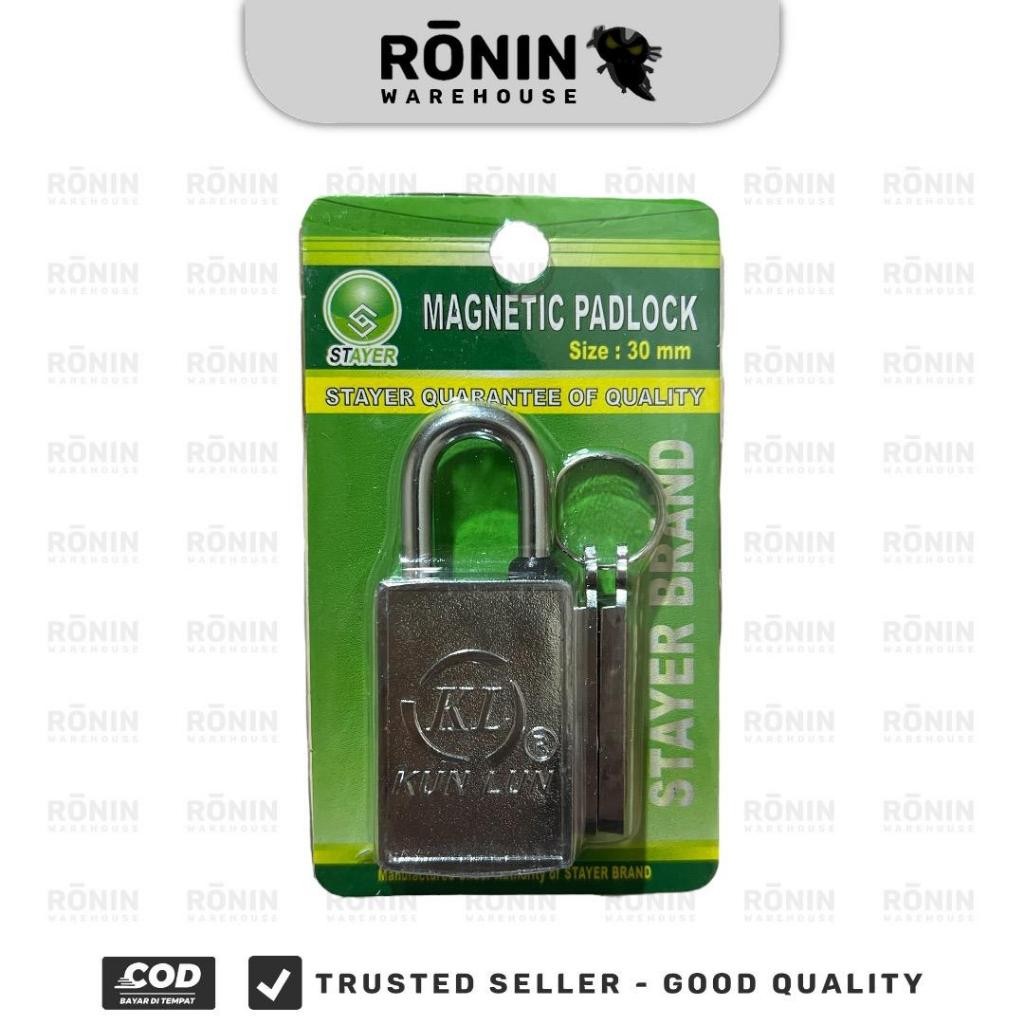 Gembok Magnet Kunci Gantung Tanpa Lubang Toko Anti Maling Besar