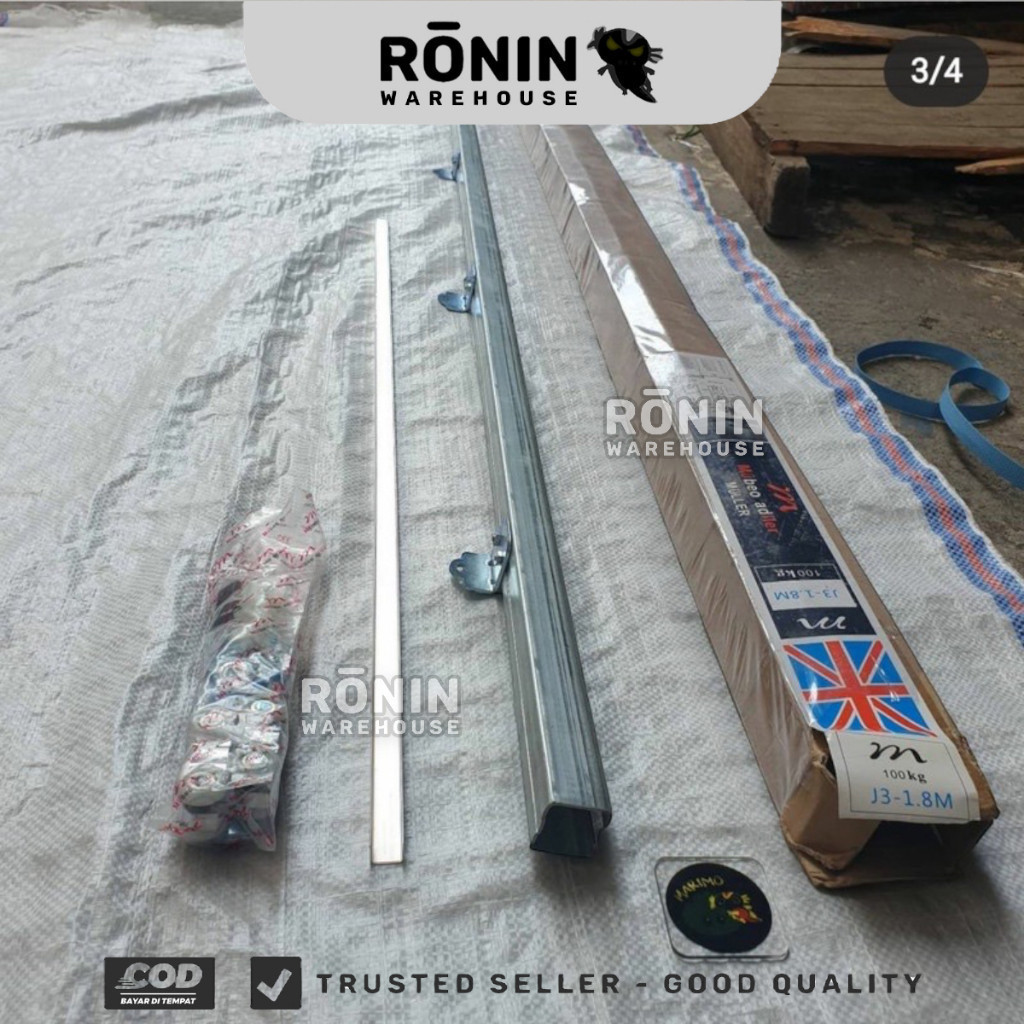 MULLER Rel Pintu Sliding Rail Geser J3 J4 J5