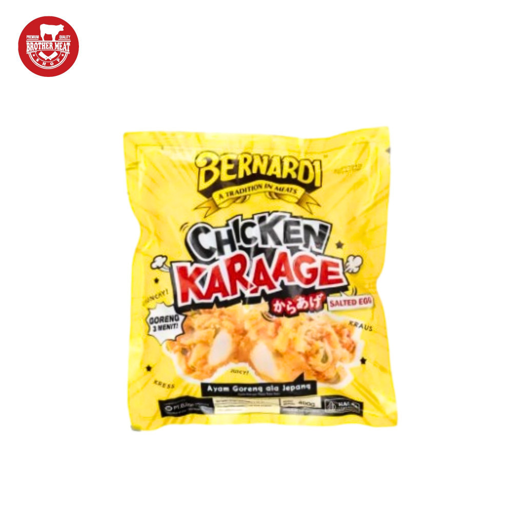 

Bernardi Chicken Karage Salted Egg 400gr, Brothermeatshop