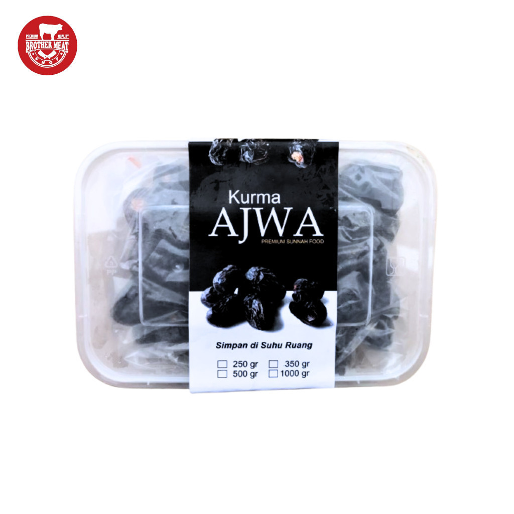 

Ruthob Rayan Kurma Ajwa Premium Manis, 350gr Brothermeatshop