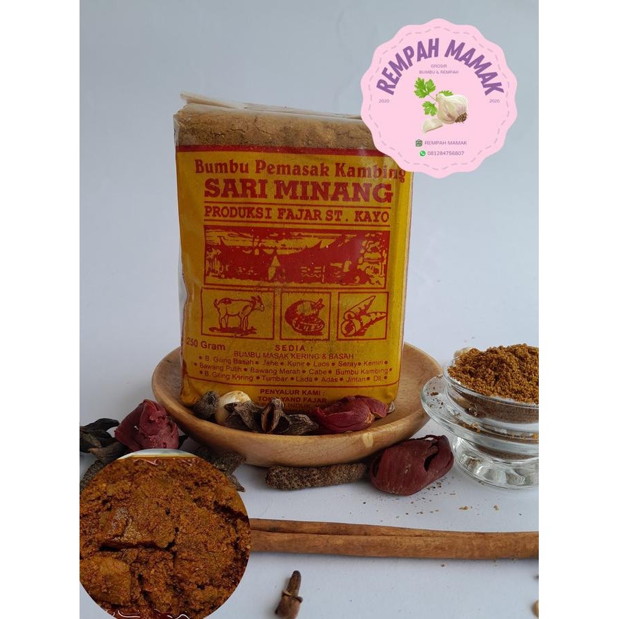 

Bumbu Gulai Kambing 1KG / Bumbu Gulai Minang HT