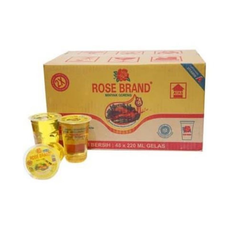 

Minyak Goreng Rose brand Gelas / Cup 220Ml 1Dus _aswwo750