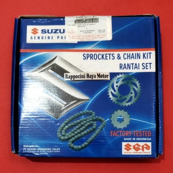 Buruan serbu] PAKET GEAR / GIR RANTAI SET SATRIA FU NEW 2013-2015 ORI SGP