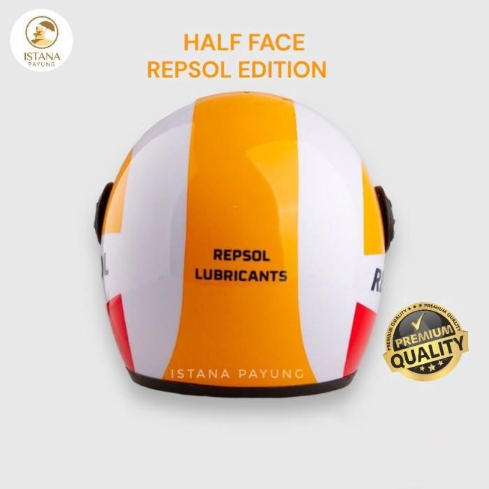 Helm Half Face Repsol Sni Edisi Repsol Dewasa