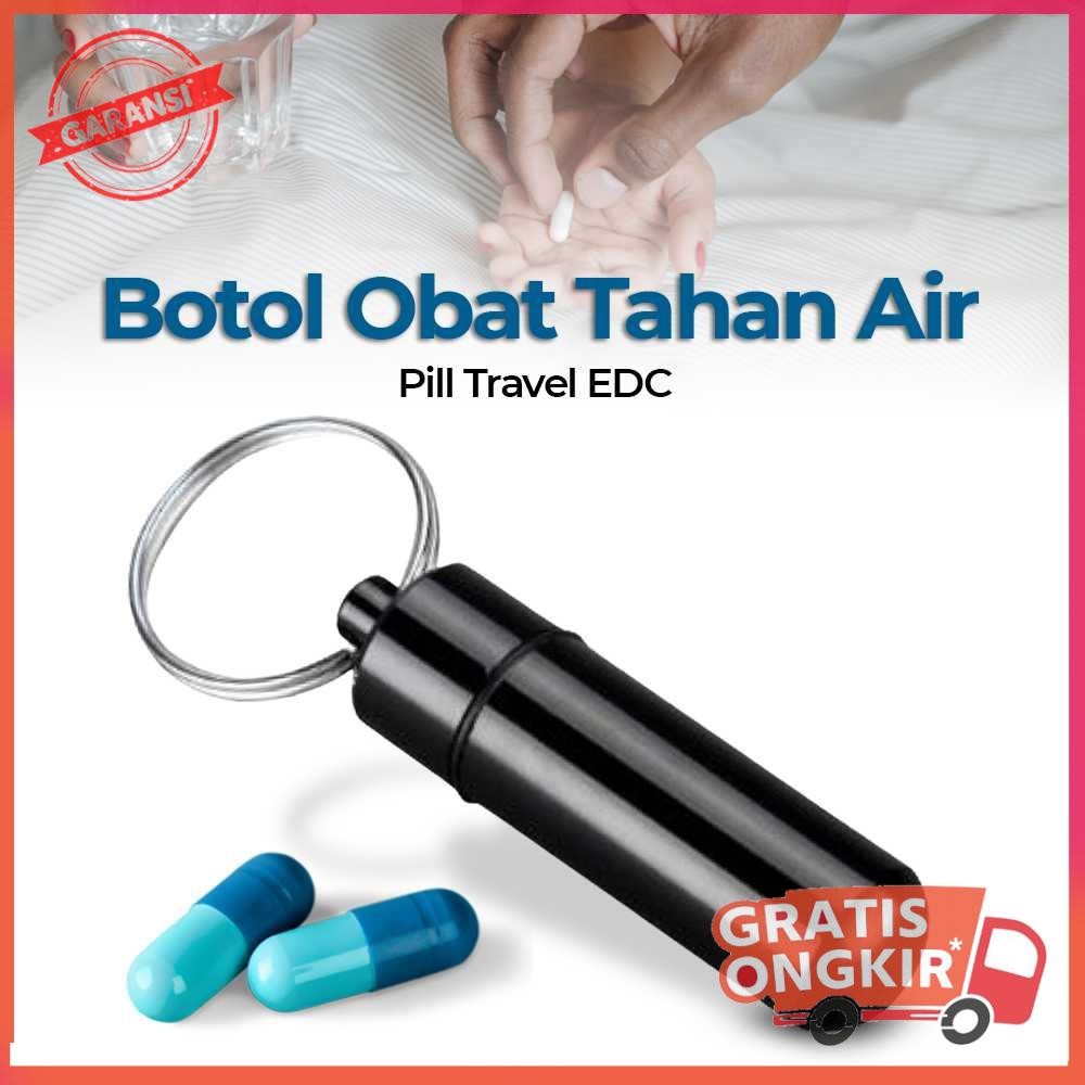 Botol Obat Pill Travel EDC Tahan Air - JS207
