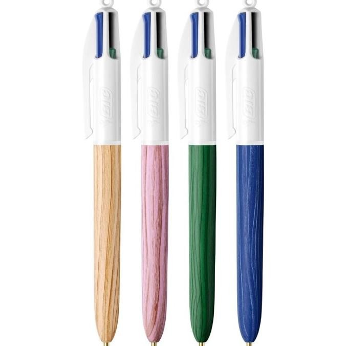 

BEBAS ONGKIR - Bic Wood Effect 1.0 mm 4 Colours Ballpoint Pen