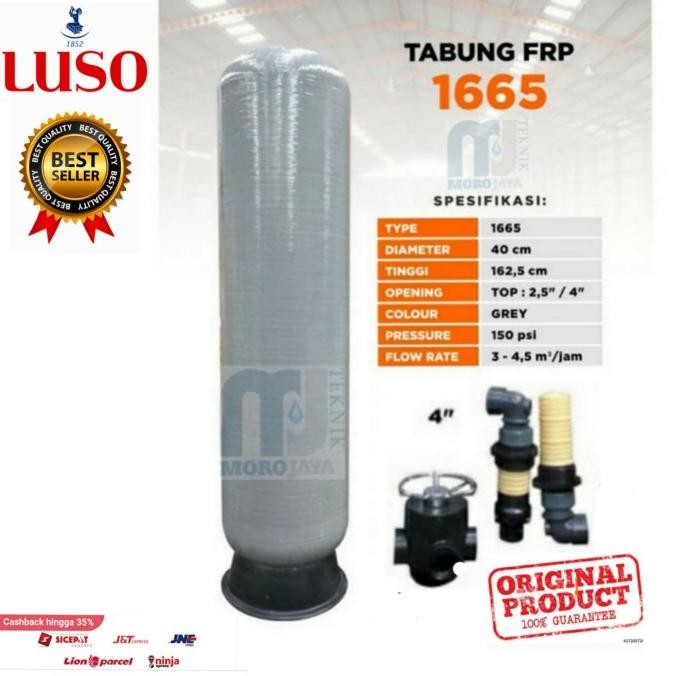 Tabung Filter Air FRP-1665 / Tabung Filter Saring Air Sumur 16inch [terbaik]