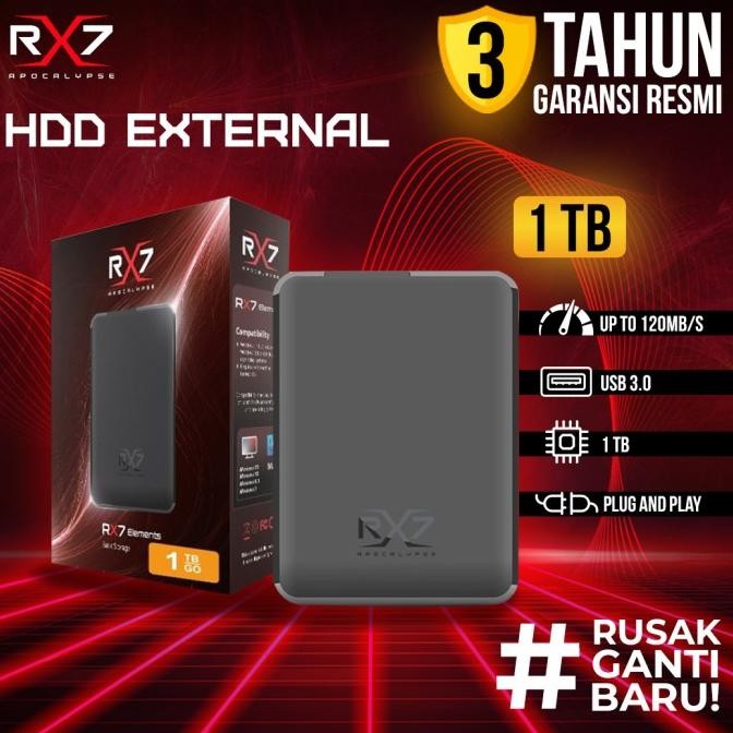 HDD EXTERNAL 1TB RX7 ELEMENTS / EXPANSION GARANSI RESMI 3 TAHUN