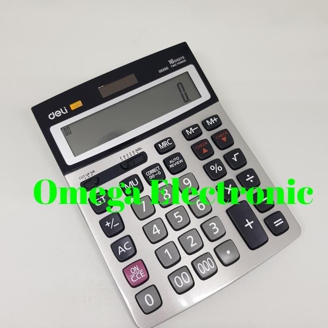 

TERLARIS - Deli 39265 Calculator Check & Correct Desktop Kalkulator 16 Digits