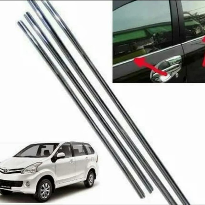 List Lis Kaca Samping Avanza 2012-2020 Chrome