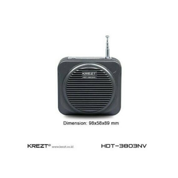 speaker portable / waistband Krezt HDT 3803 NV