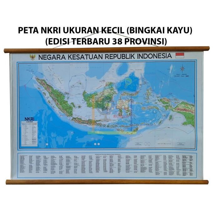 

PROMO Peta Indonesia (Bingkai) Negara Kesatuan Republik Indonesia (NKRI)