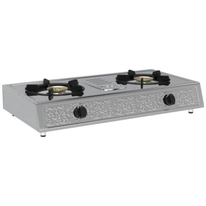 Hock Kompor Gas 2 Tungku Maharani - Body Stainles