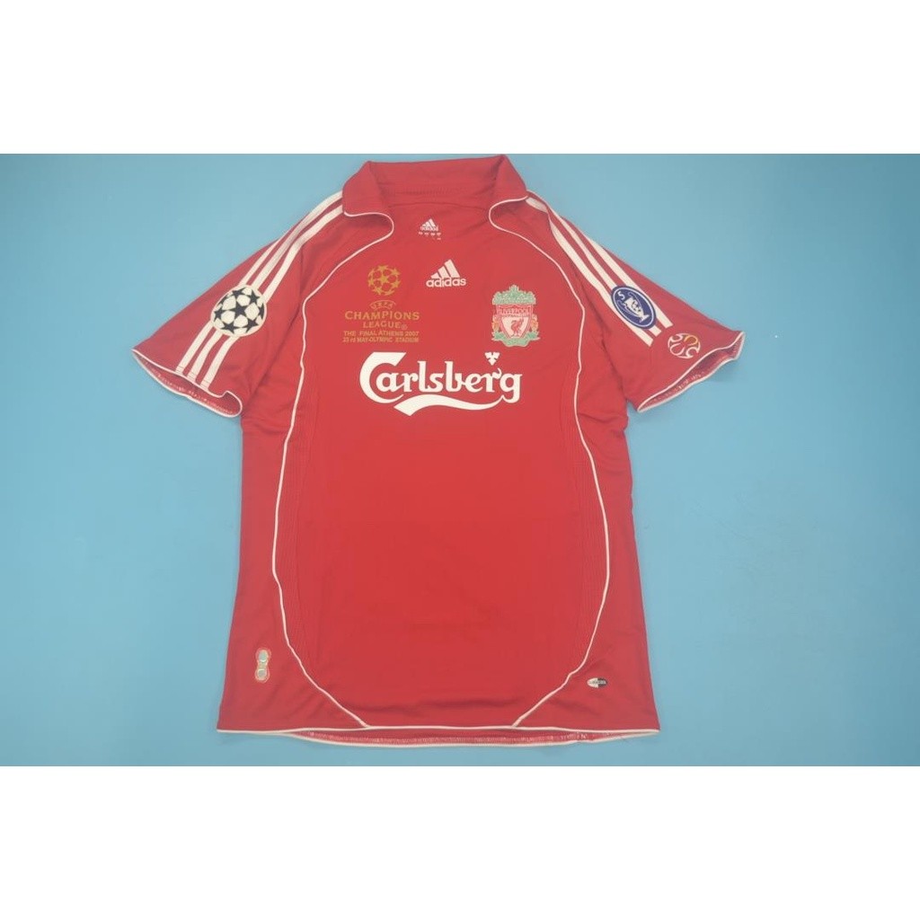 2006 2007 Liverpool Home Away Football Jersey Retro Kemeja Pria Gerrard TORRES |575C9D15|