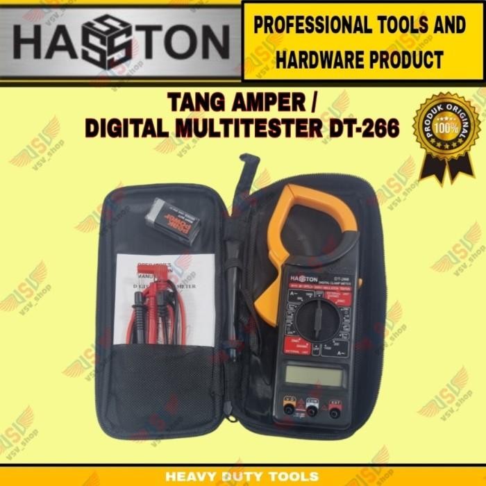 Hasston Prohex Multitester Digital Dt-266 Tang Amper Clamp Meter