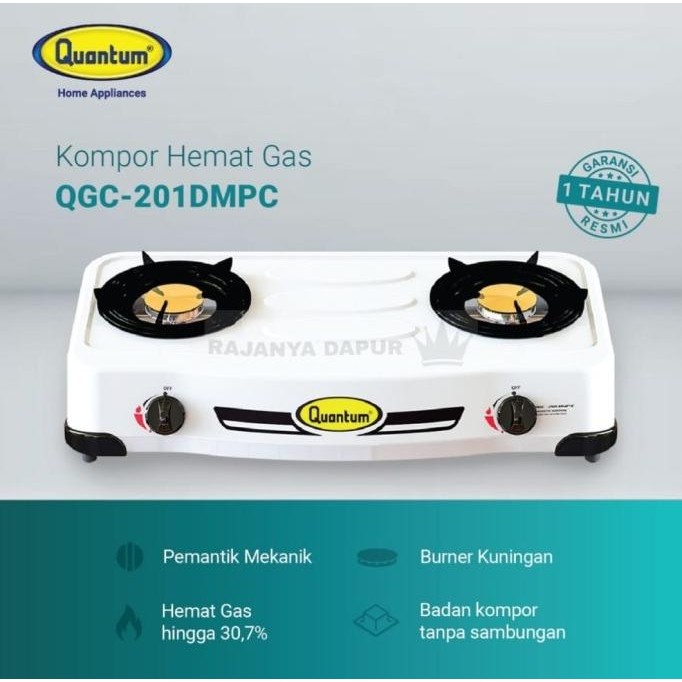kompor quantum dmpc - quantum qgc 201 dmpc - kompor 2 tungku quantum d