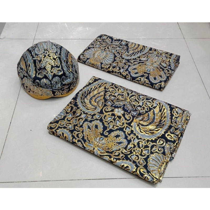 PROMO  Kain Batik Murah Kain Prodo pengantin+blangkon solo/jarik manten lawasan
