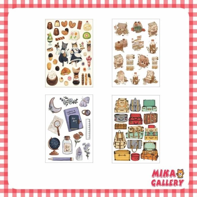 

Sticker Doddle Aesthetic Deco Scrapbook Stiker Matte Journal Laptop Hp