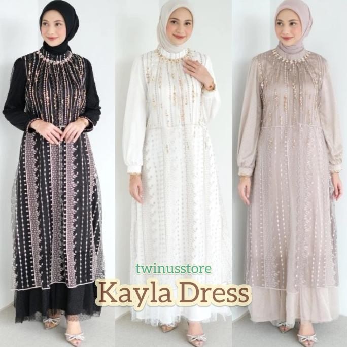 Spesial Inara Dress | Stl Sarah The Label Gamis Muslim Dress Kondangan Pesta