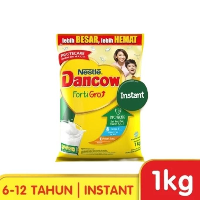 

Nestle Dancow Fortigro instan 1kg susu bubuk Dancow instan putih 1kg [terbaik]