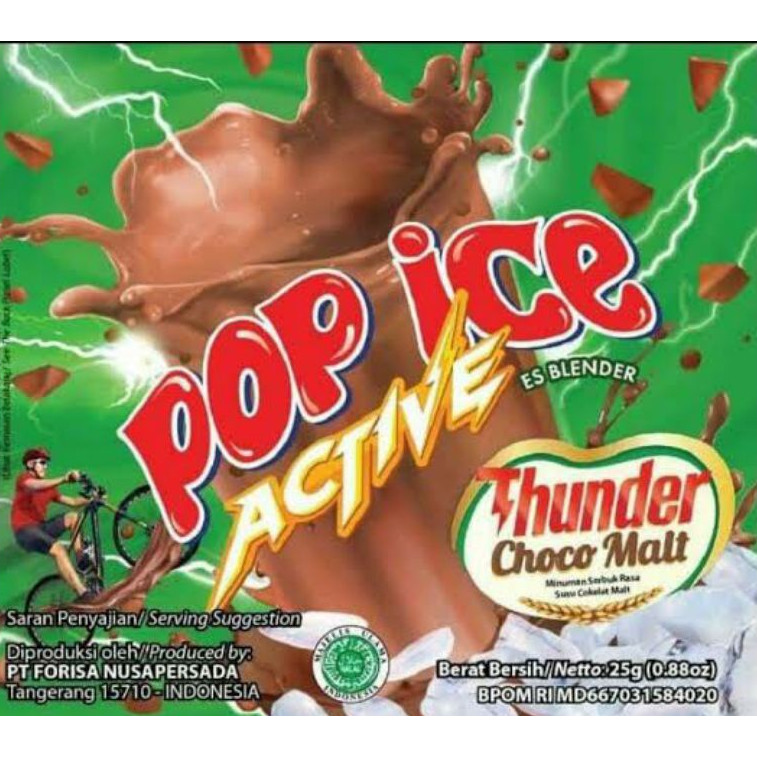 

Pop Ice Active Thunder Choco Malt 1 Renceng Isi 10 Original 100%