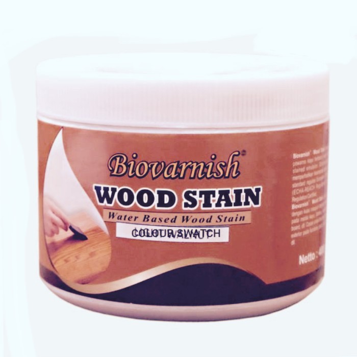 

TERBARU Bio Varnish Wood Stain Water Based Plitur 400g