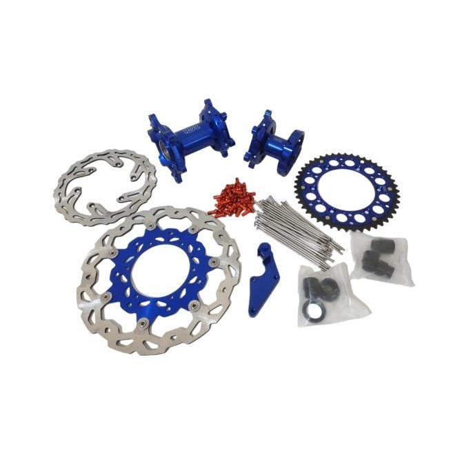 Tromol ROZ YZ/YZF, Gear YZ 46T, Disc Supermoto ROZ, Ruji Nipel Orange