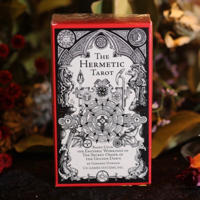 

TERBARU The Hermetic Tarot Deck by Godfrey Dowson Kartu Tarot