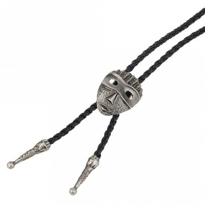 Houseofcuff Dasi Bolo Tie INDIAN SILVER BOLO TIE