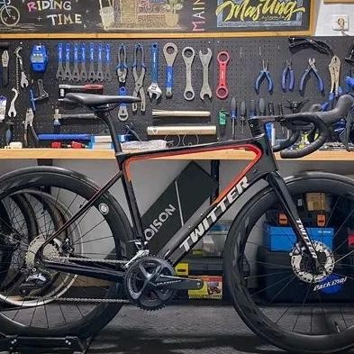 Wheelset Rujixu Carbon Disc Ceramic Bearing 50mm T1000 TA Aero Spoke