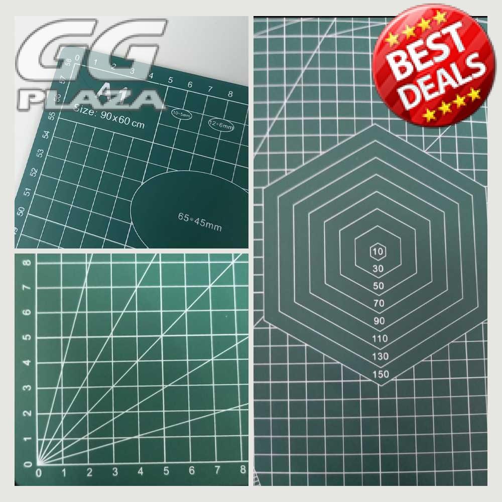 

QJH Working Pad Cutting Mat Alas Potong Papan Kerja A1 90x60cm - QJ4