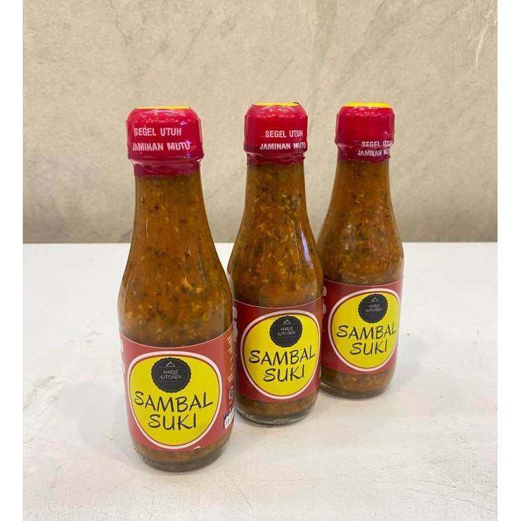 

Terbaru Sambel Suki / Sambel Kacang 200Ml - Mui Halal